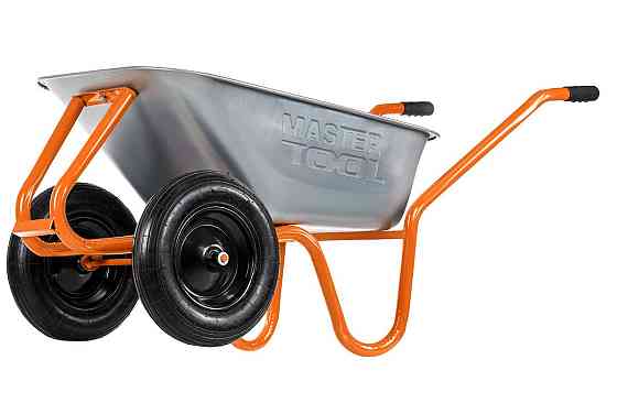 MASTERTOOL Тачка садово-будівельна MASTERTOOL D-22 двоколісна 85 л/230 кг колесо пневматичне з Коломыя