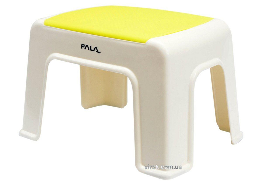 Табурет пластиковий VOREL з жовто-зеленою площиною, 30 х 20 х 21 см [10/20] Одесса - изображение 1