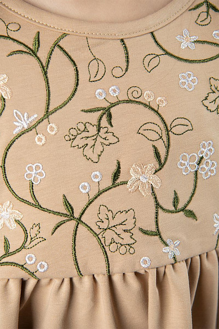 Плаття для дівчинки, блакитне, кавове, попелясто-рожеве (двохнитка) топ Київ - фото 2