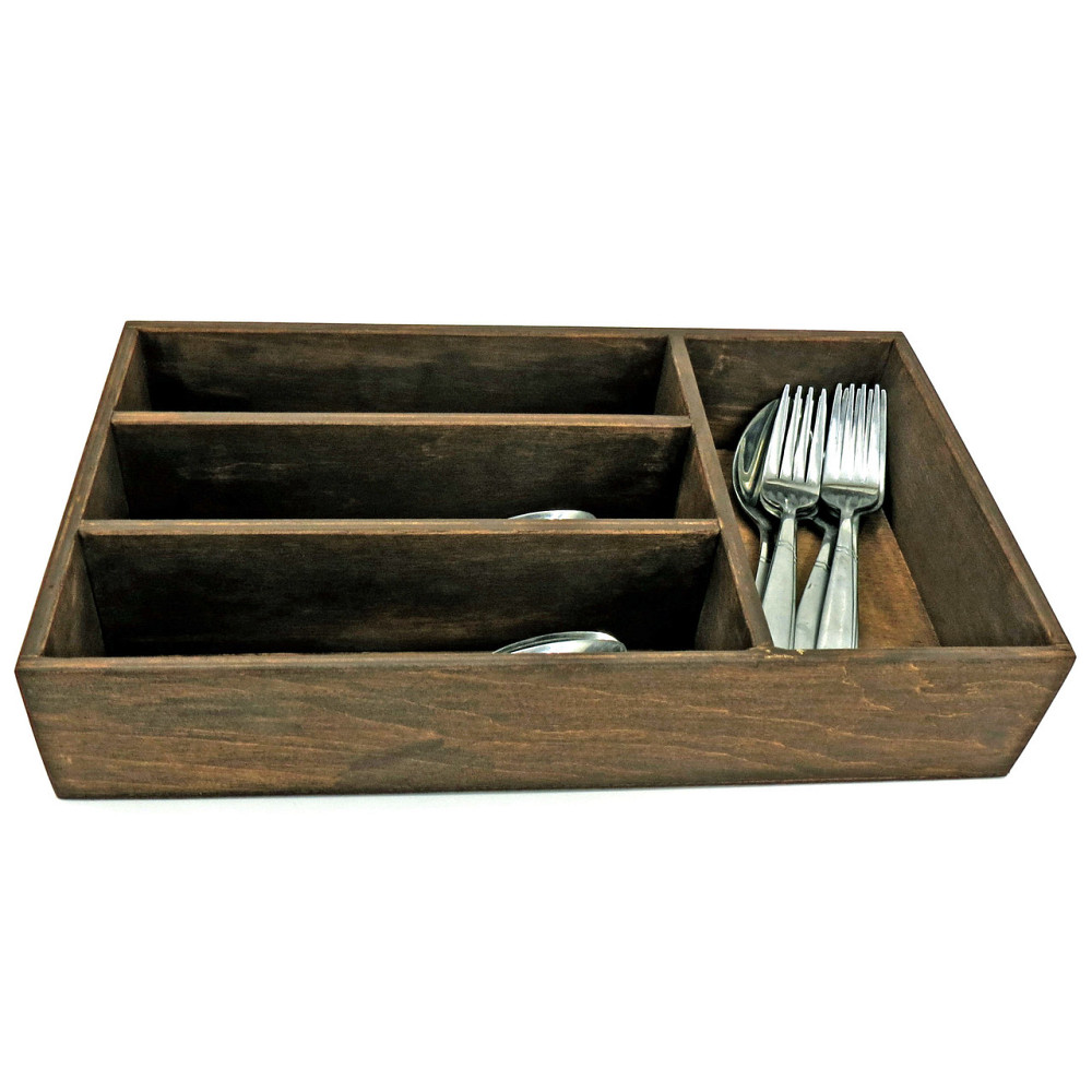 Лоток для столових приладів "Лузаро" сепія Миколаїв - фото 2