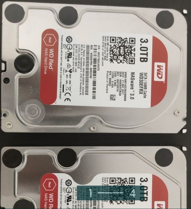 Жёсткий Диск: Western Digital RED 3TB. Киев - изображение 3