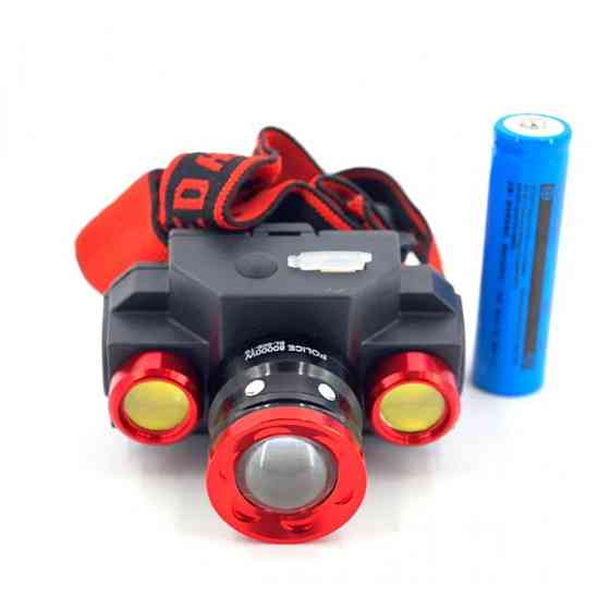 Налобный фонарь X-BALOG BL-607 T6+2COB Полтава