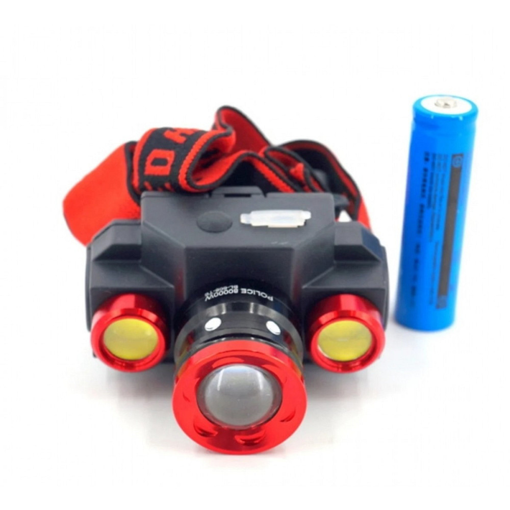 Налобний ліхтар X-BALOG BL-607 T6+2COB Полтава - фото 1