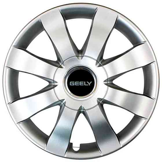 Автомобільні модельні ковпаки R15 Geely 323 4шт, SJS, сріблясті Київ