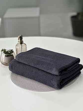 Рушник банний Ideal Textile махровий 70х140 см 450 г/м2 графіт Чернівці