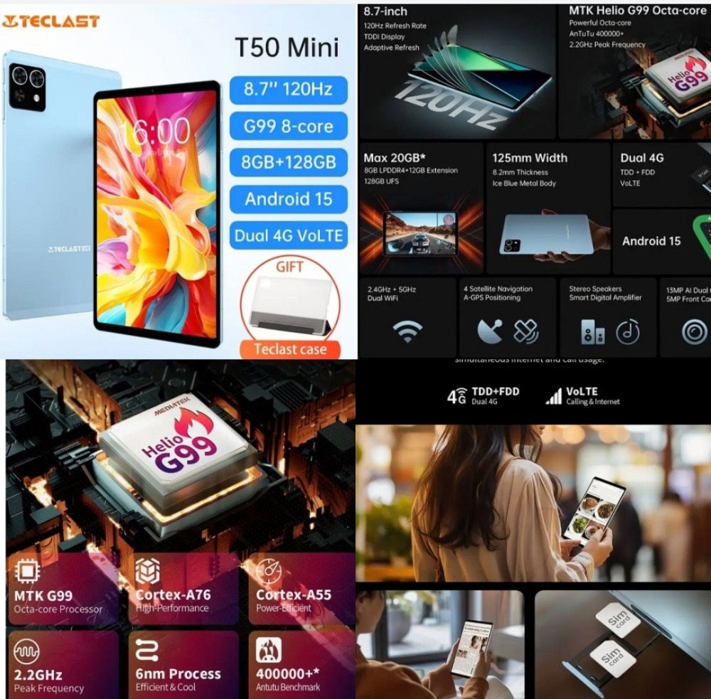 Планшет Teclast T50 Mini 8,7