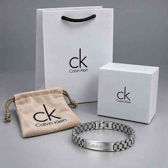 Мужской браслет на руку Calvin Klein из нержавеющей стали (30119) Киев