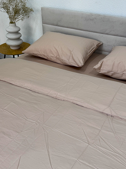 Ecotton Підковдра на блискавці Ecotton Євро двоспальний 210х220 см сатин із бавовни однотонний Киев - изображение 2