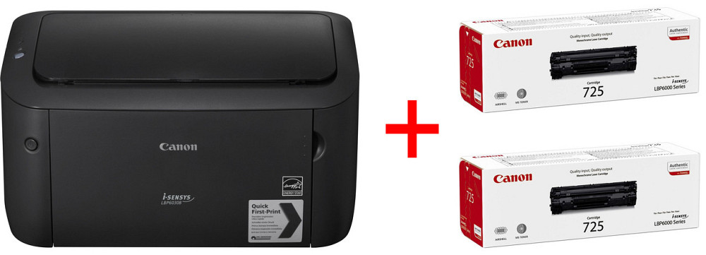 Принтер Canon i-SENSYS LBP6030B + Картриджі 725 2шт. (6474500) Київ - фото 1