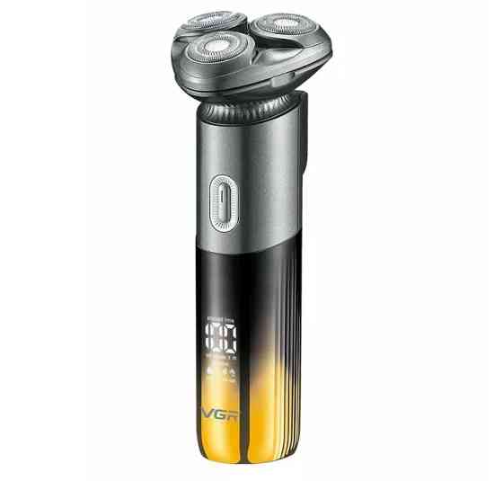 Електробритва акумуляторна VGR V-392, сіро-жовта Винница