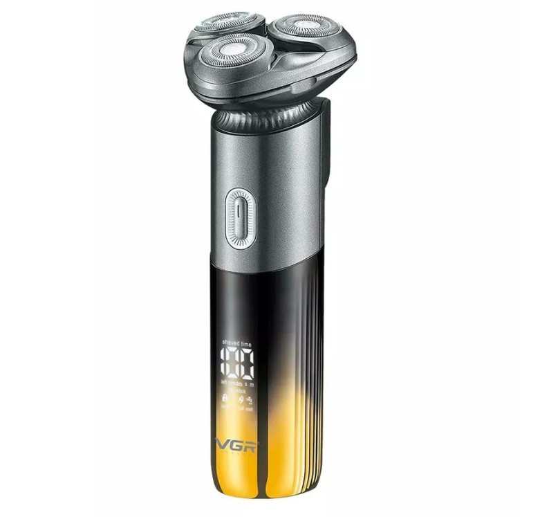 Електробритва акумуляторна VGR V-392, сіро-жовта Винница - изображение 1
