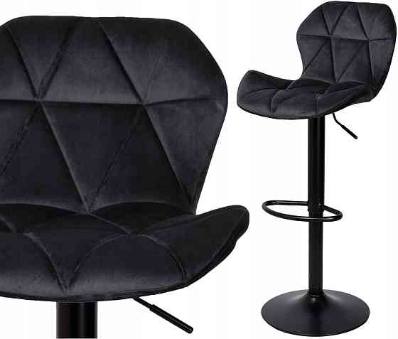 Барный стул BONRO B-087 велюр регулируемый стульчик кресло для кухни, барной стойки Киев