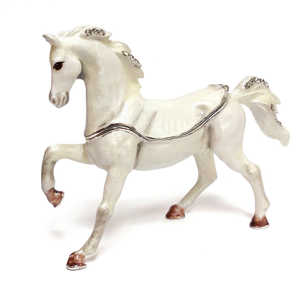 Шкатулка фигурка металл Лошадь Киев - изображение 1