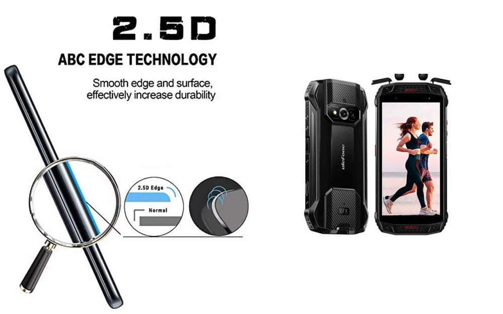 Захисне скло ArmorGlass для Ulefone Armor 15 – стійке до подряпин та ударів Київ - фото 2