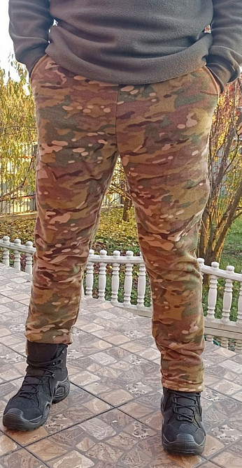 Теплі чоловічі штани флісовий мультикам Одеса - фото 1