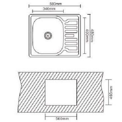 Мойка кухонная Interline POLO microdecor Винница - изображение 3