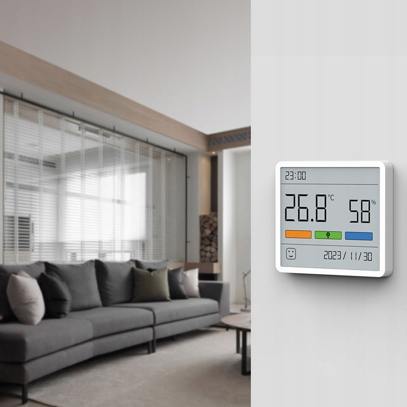 Термогігрометр ATuMan Duka TH1 (Білий) Николаев - изображение 5