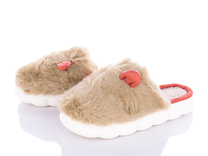 Тапки женские закрытые теплые на платформе белая подошва Одесса - изображение 2