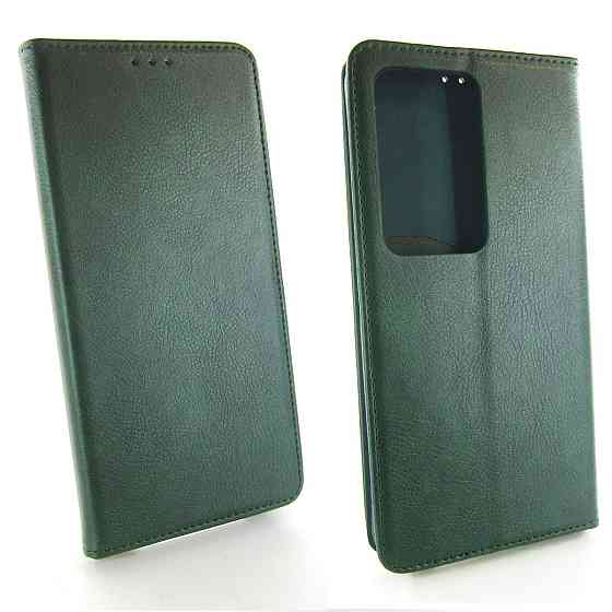 Чехол книжка Xiaomi Poco M7 4G Подставка (зеленый) Одесса