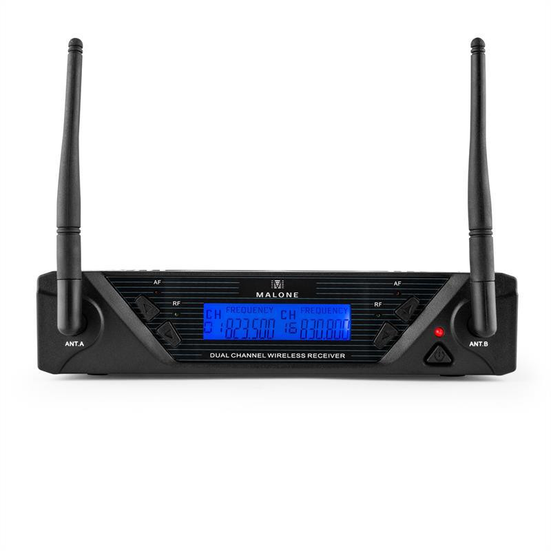 UHF-450 Duo1 2-канальний комплект бездротових мікрофонів UHF 2 портативні мікрофони (Німеччина, читати Рівне - фото 2