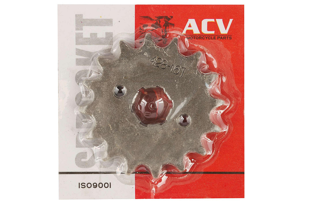 Зірка трансмісії (передня) Zongshen ZS200-GS 428-16T (сталь 20) ACV Киев - изображение 1