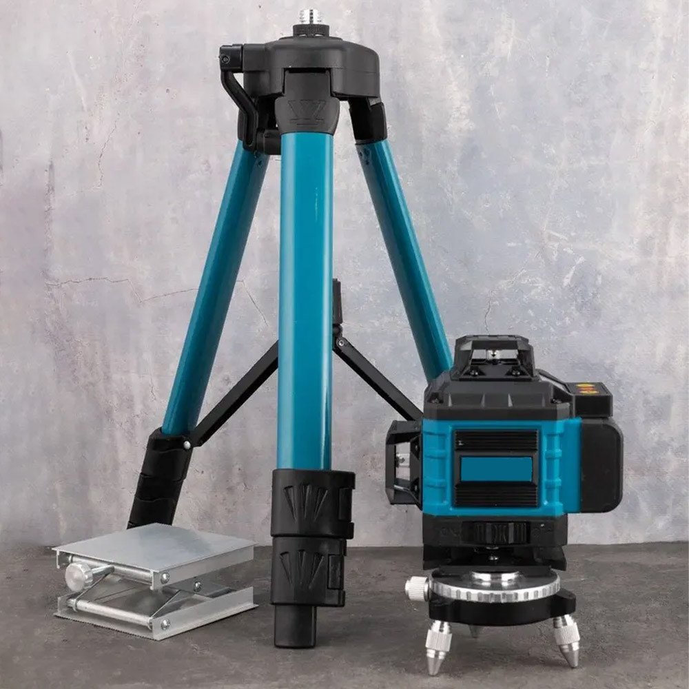 Лазерний рівень 4D на 16 ліній зі штативом і пультом, в кейсі / Лазерний нівелір / Лінійний нівелір Київ - фото 5