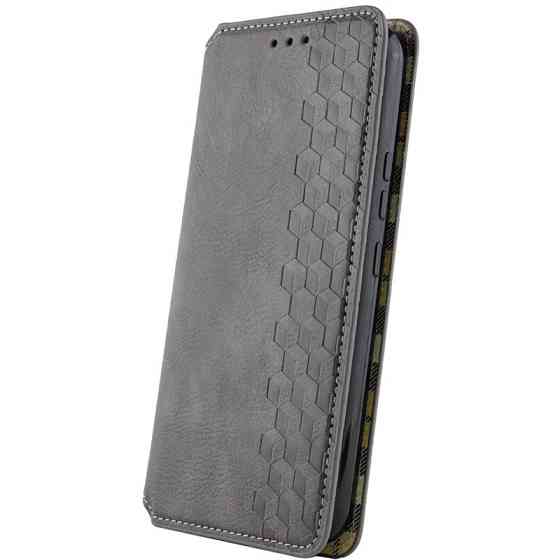Чохол-книжка для смартфона Rubic Leather for Xiaomi Redmi Note 13 Pro 5G/POCO X6 5G Grey Київ