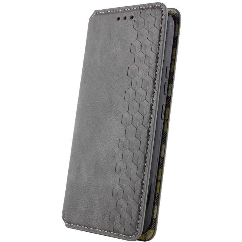 Чохол-книжка для смартфона Rubic Leather for Xiaomi Redmi Note 13 Pro 5G/POCO X6 5G Grey Київ - фото 2