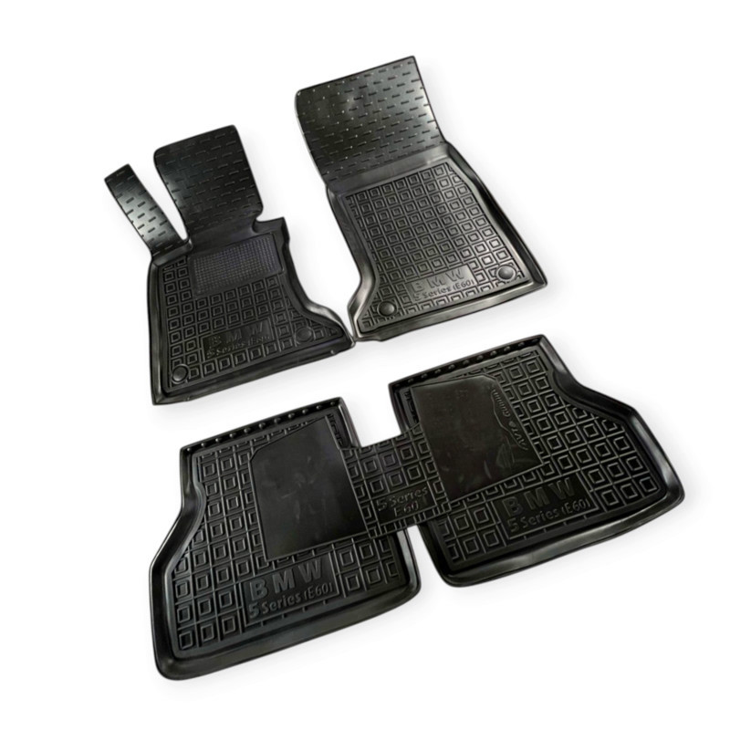 Килимки BMW 5 e60 2003-2010 борт 2,5см, з перемичкою салону Мукачево - фото 1