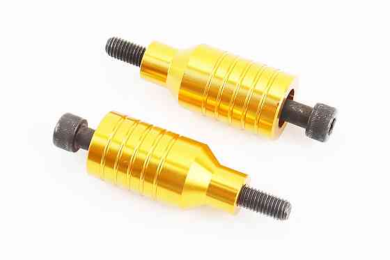 Пеги для самоката 55 мм, алюмінієві, жовті, к-кт Київ