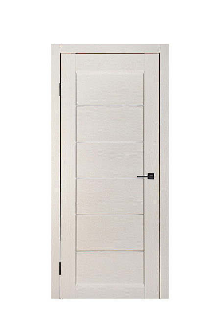 Дверь Реликт Лайн 10 Крем + Стекло сатин 80*200 см Светлые межкомнатные двери для дома Киев - изображение 1