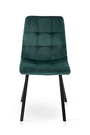 Стілець Ментос чорний/ велюр зелений Київ