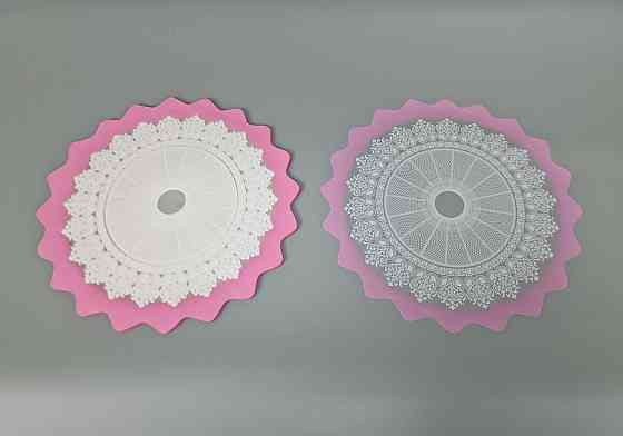 Серветка для квітів діаметром 30 см з рис, 100 шт No 334 (5) (100 шт.) Харків