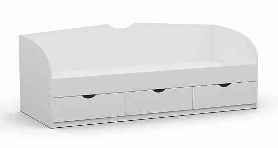 Кровать односпальная L-8, Белый, 2030х834х766 Львов