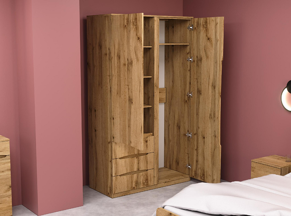 Шкаф Дельта 1, Дуб Аппалачи, 1200х550х2100 Львов - изображение 4