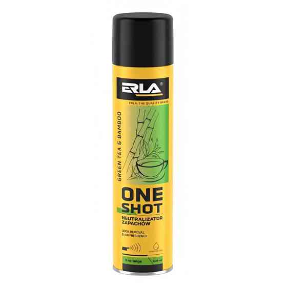 Нейтрализатор запаха и освежитель воздуха Erla One Shot Зеленый чай и бамбук, 600мл Львов
