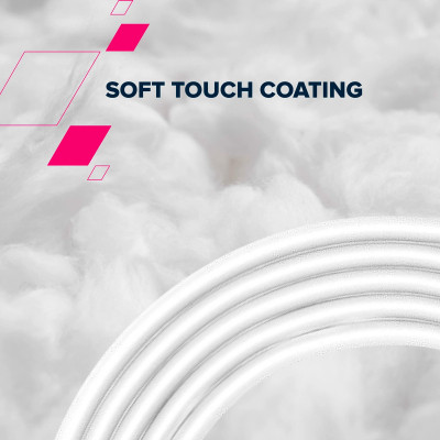 Дата кабель USB 2.0 AM to Type-C 1.2m AC18SC 18W White Canyon (CNS-AC18SC12W) Вінниця - фото 3