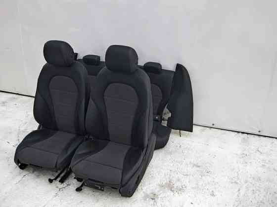 Mercedes-Benz  A2059100838 9J41 Комплект сидінь чорний шкірозамінник з сірою тканиною C-Class W205 Одесса