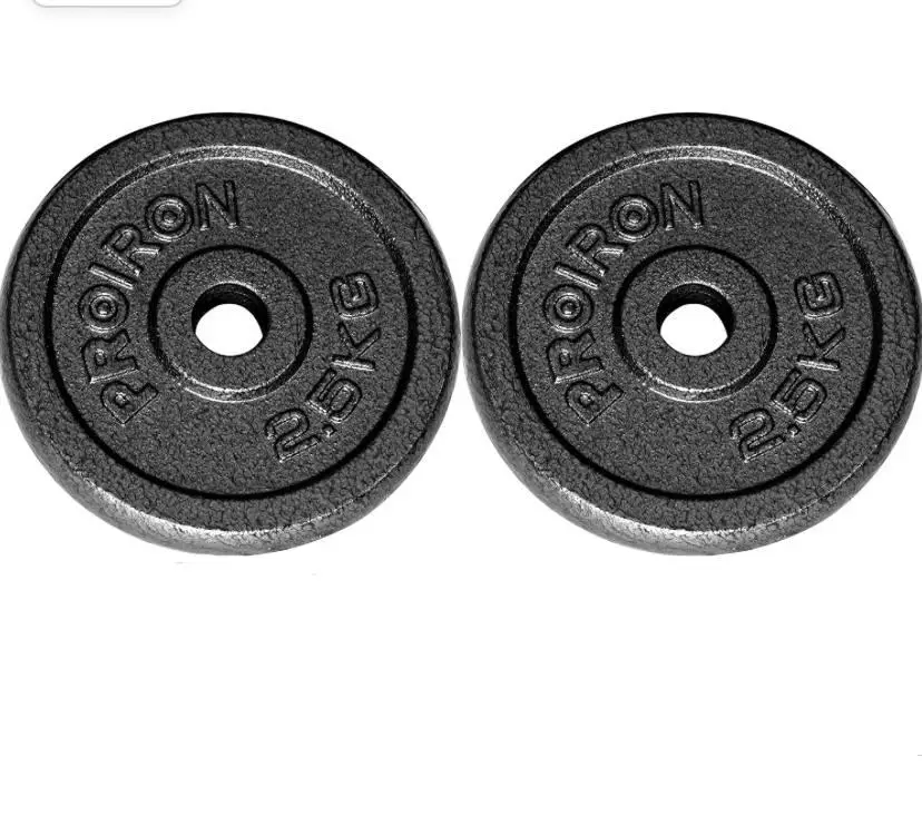 Набір чавунних вагових пластин PROIRON 2,5 кг (2 шт.) Луцк - изображение 1