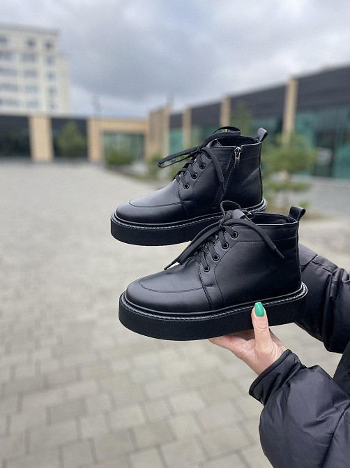 Черевики жіночі SEE SEVEN 1519 чорні (зима, шкіра натуральна) (5308) 37р.38р.39р. 38 Коломыя - изображение 1