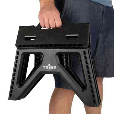 Стілець складаний Tribe Camp Chair Low пластиковий Black (T-EF-0001-black) Вінниця