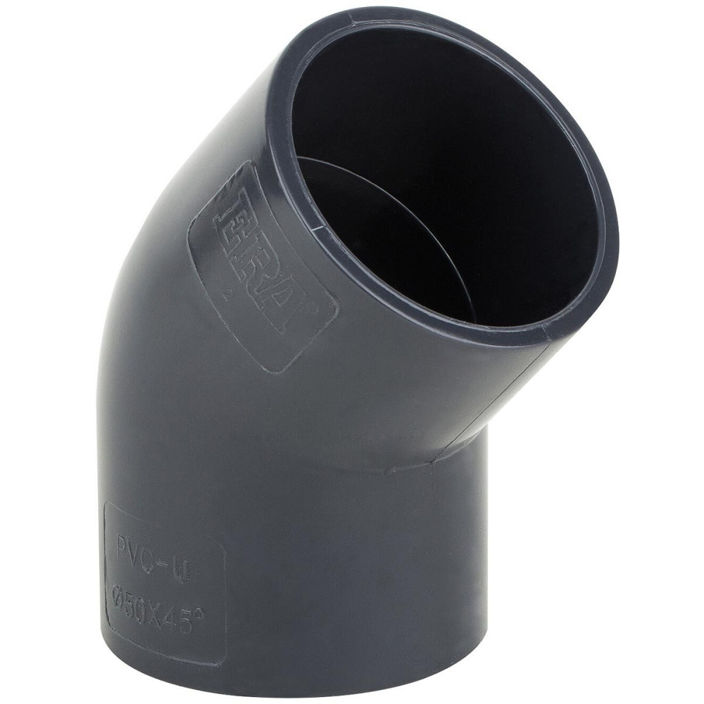 Колено ПВХ Era USE01160 45° d160 мм под клей Киев - изображение 1
