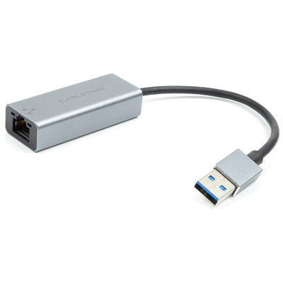 Адаптер USB3.0 to RJ45, 1000Mbps, 0.15m PowerPlant (CA913367) Вінниця - фото 1