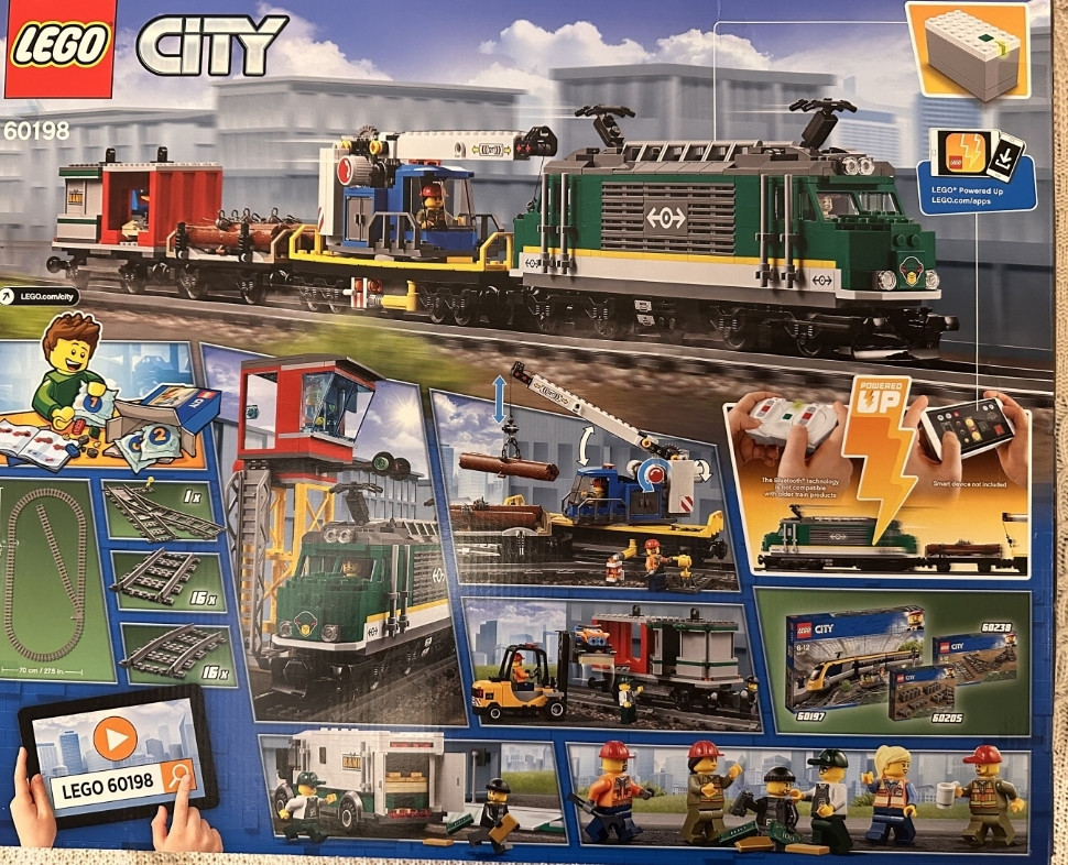 Конструктор LEGO City Вантажний потяг 1226 деталей (60198), новий. Київ - фото 2