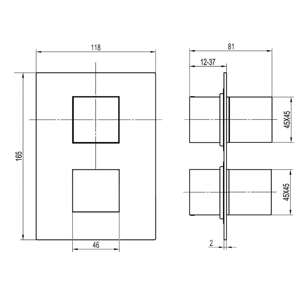 Змішувач для душу вбудований TOPAZ ODISS TO 08117-L03-TT (000022254) Київ - фото 8