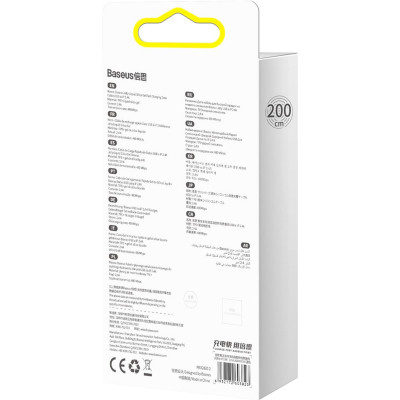 Дата кабель USB 2.0 AM to Lightning 2.0m 2.4A Jelly Liquid Silica Gel Black Baseus (CAGD000101) Вінниця - фото 5