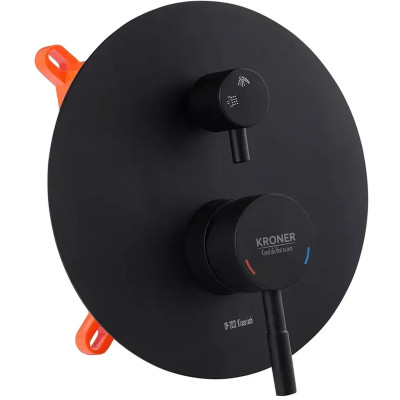 Душовий гарнітур Kroner Edelstahl Klassisch-SCH082 + змішувач Edelstahl Klassisch-SCH010 + трап лінійний Harz SCH60 Sekt (CVS30168) Вінниця - фото 8