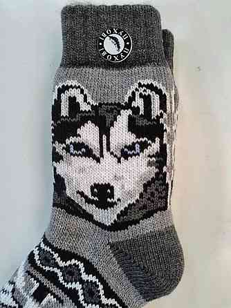 Шкарпетки чоловічі теплі високі на пуху. Розмір 40-45. ТМ Бабусині шкарпетки Київ