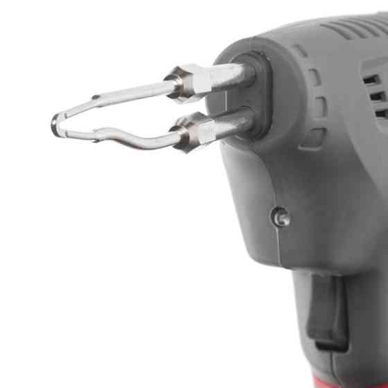 Паяльник импульсный с трансформатором, 200 Вт, 230 В, 3 режима, комплект насадок INTERTOOL RT-2003 Киев