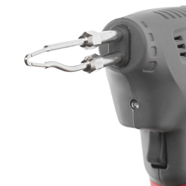 Паяльник імпульсний із трансформатором, 200 Вт, 230 В, 3 режими, комплект насадок INTERTOOL RT-2003 Київ - фото 3